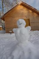 снеговик на базе Юность